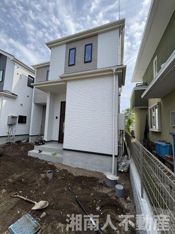 茅ヶ崎市松が丘１丁目新築戸建ての外観|外観は落ち着いています