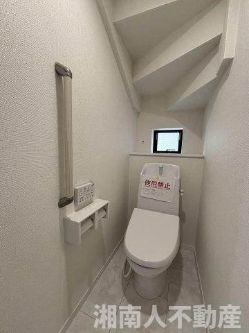 茅ヶ崎市松が丘１丁目新築戸建てのトイレ|トイレもきれいです