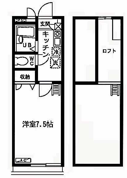 メインシティガーデン　ウィステリアの間取り