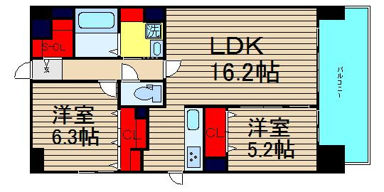 ショウエイ靱の間取り