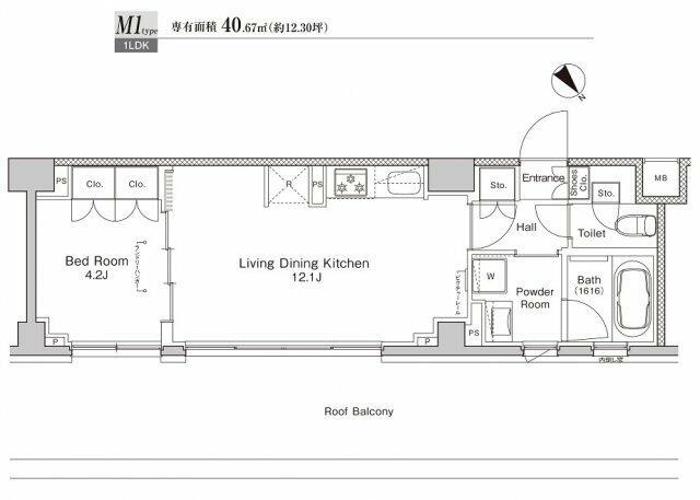 【間取り】 | プラウドフラット戸越公園 | 間取り
