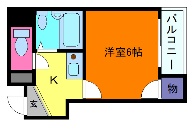住吉スカイブルーの間取り