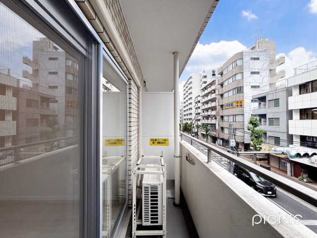 迦葉三鷹マンションのバルコニー