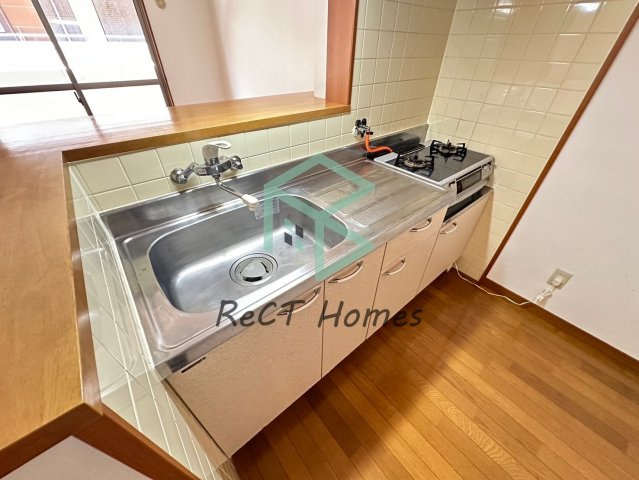 姫路市栗山町の賃貸マンションのキッチン