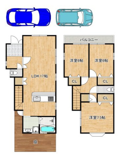 【間取り】 | 和田町　中古戸建
