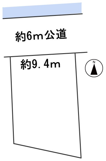 ６５３４５　岐阜市福光東土地の区画図