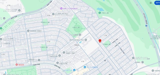 神戸市西区狩場台　第26期　新築一戸建ての地図