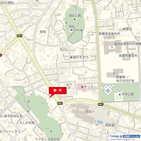 國吉第1駐車場の地図