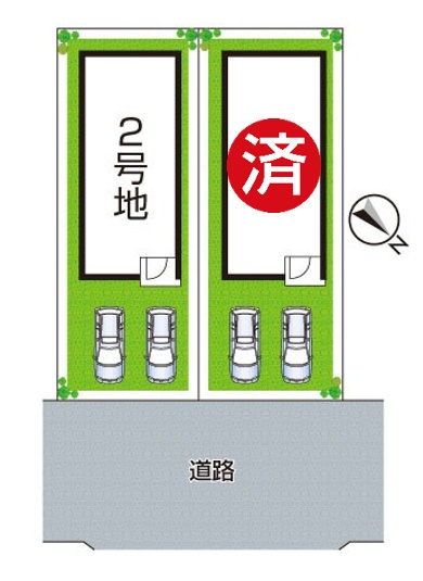 神戸市西区狩場台　第26期　新築一戸建ての区画図|全2区画