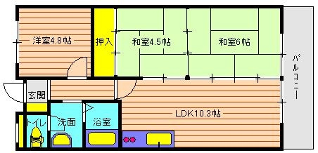 コスタデル明石の間取り