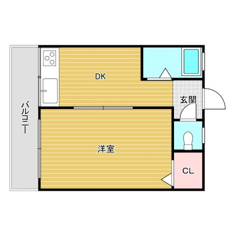 栄穂マンションの間取り