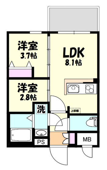【間取り】 | MODERN PALAZZO平尾path　★プライスホームなら仲介手数料が割引価格です★