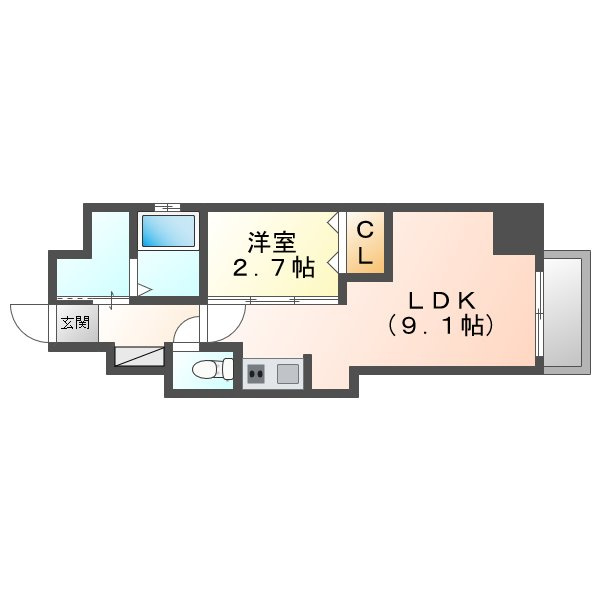 Ｐａｒｋ　Ｇｒａｎｄｅ蕃山の間取り
