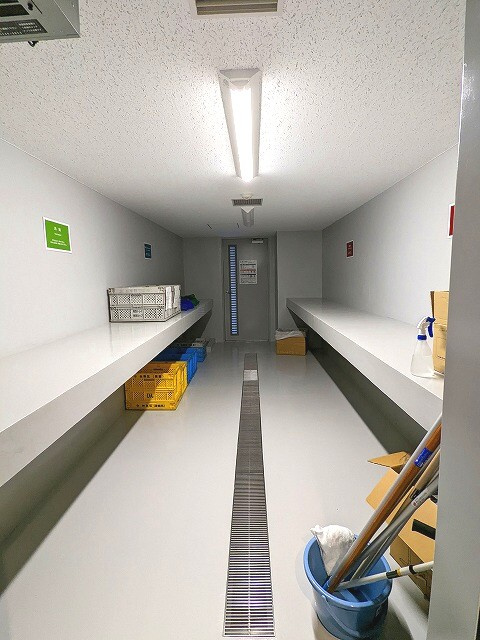 ミリアレジデンス浅草橋Ⅱのその他共用部分|24時間利用可能なごみ置場です