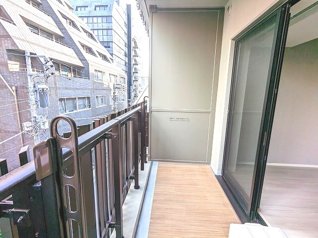 ミリアレジデンス浅草橋Ⅱの設備|バルコニーに物干し設備あります