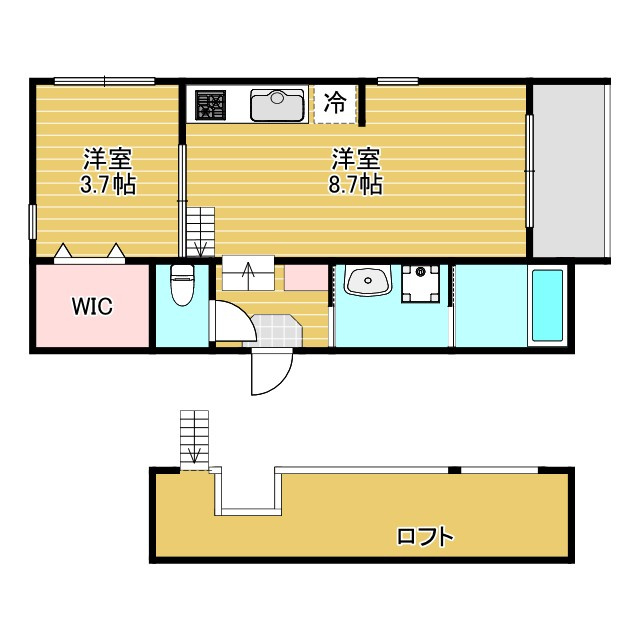 アンジュールの間取り