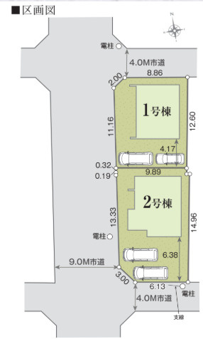 【区画図】 | リナージュ熊本市東区水源23-1期　1号棟 | ☆区画図☆