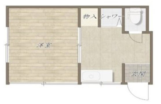 高瀬川マンションの間取り