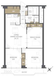 【間取り】幕張グリーンハイツ 