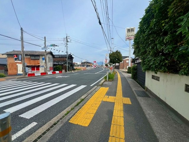 車尾中古戸建の前面道路含む現地写真|前面道路です。