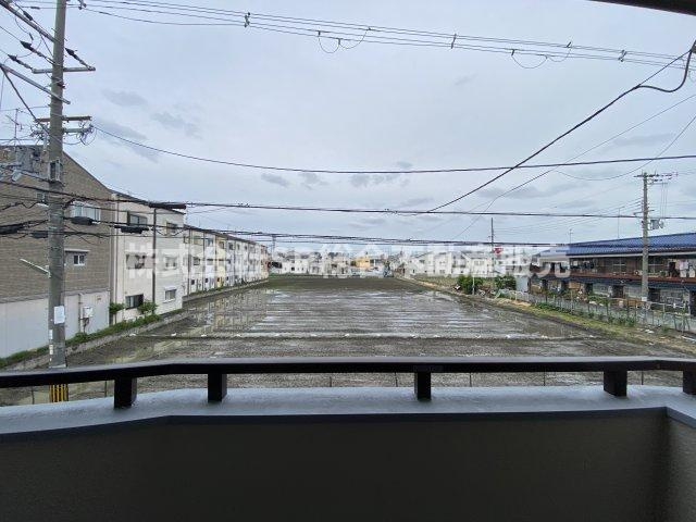 若江南町2丁目中古戸建の展望|目の前は田んぼで日光を遮る物がございません！