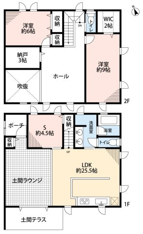 【間取り】 | 大字深溝字緑台戸建