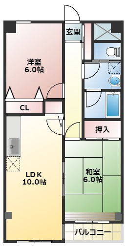ネバーランドの間取り|反転タイプございます