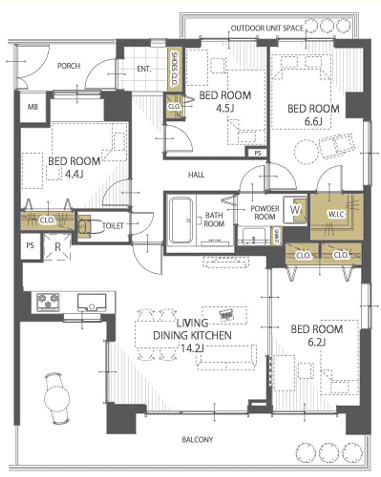 【間取り】の画像