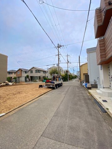 南甲子園2丁目の前面道路含む現地写真