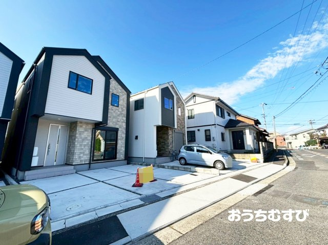 北区大我麻町の前面道路含む現地写真