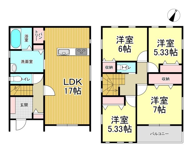 【間取り】 | いろどりアイタウン涌谷町追廻町
