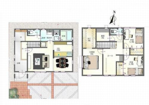 平塚市菫平　中古一戸建て　3号棟の間取り|平塚市菫平　中古一戸建て　