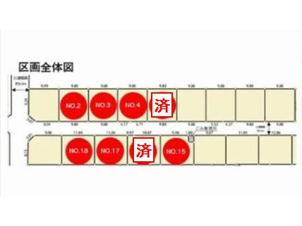 平塚市菫平　中古一戸建て　3号棟の区画図|平塚市菫平　中古一戸建て　