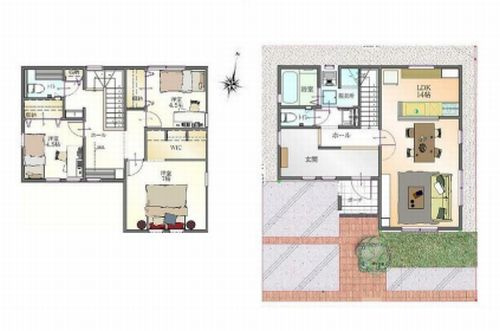 【間取り】 | 平塚市菫平　中古一戸建て　2号棟 | 平塚市菫平　中古一戸建て　