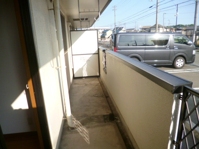 グリーンハイツ中島のバルコニー