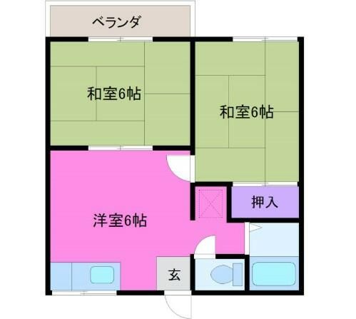 藤井ハイツの間取り