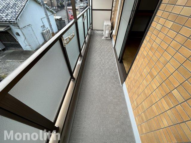 ハピネス蔵のバルコニー