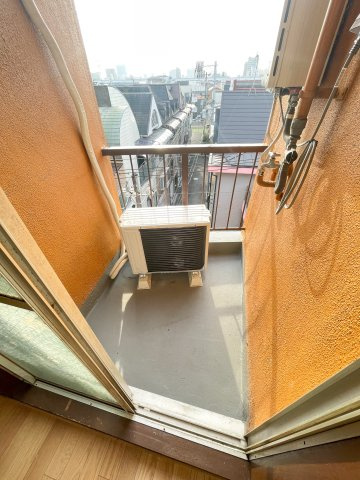 ハイツ住吉のバルコニー