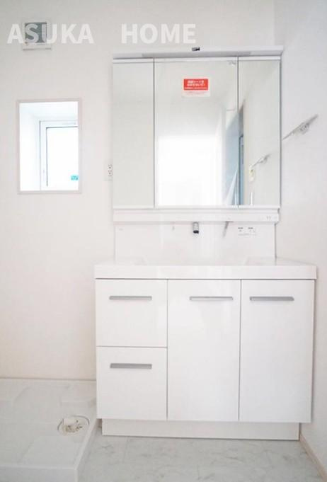 十日市場新築戸建の独立洗面台