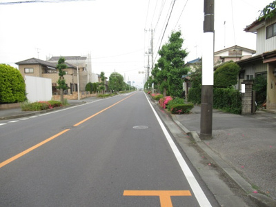 【前面道路含む現地写真】 | 熊谷市玉井 1580万 土地