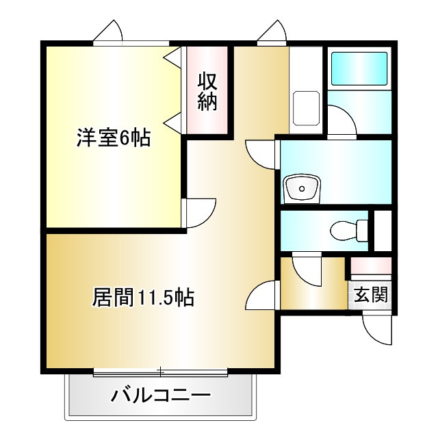 ラピナスⅠの間取り