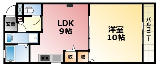 メープル甲子園の間取り