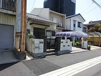 南区宇品西1丁目の前面道路含む現地写真