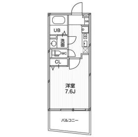 ルクレ阿波座レジデンスの間取り