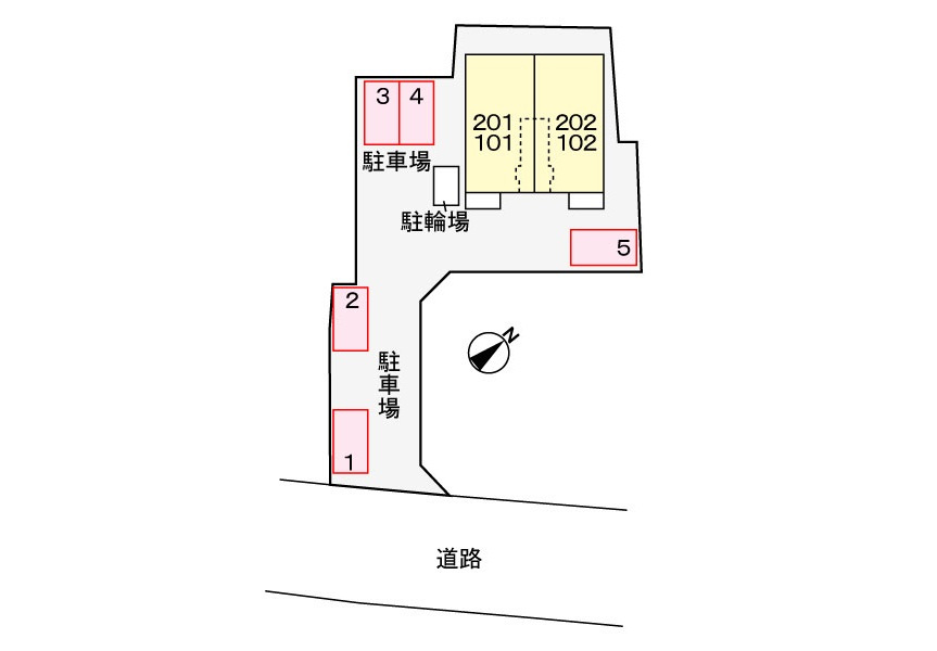 フリシュ　ライツの区画図