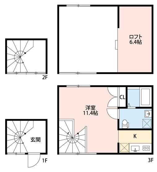 【間取り】 | 言庭（コトニワ）Ｗ棟