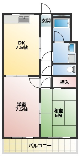 大塚ハイツの間取り