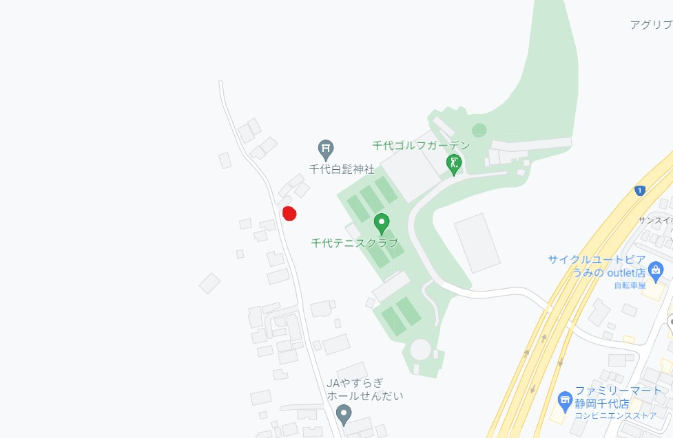 売土地　静岡市葵区千代2丁目の地図|土地の地図になります。