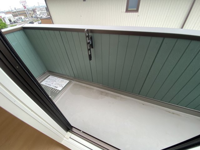 【新築】D-ROOM盛岡本宮　C棟のバルコニー