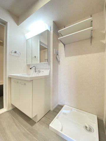 【新築】D-ROOM盛岡本宮　C棟の独立洗面台